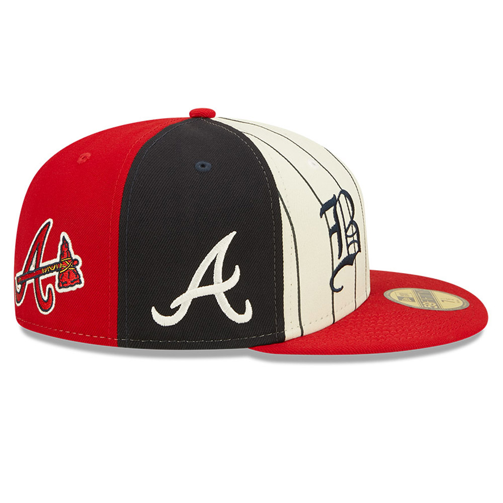 Atlanta Braves MLB Logo Pinwheel 59FIFTY Fitted Cap