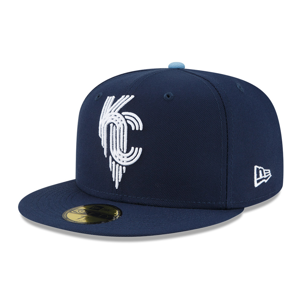 Official New Era Kansas City Royals MLB City Connect Bright Royal 59FIFTY  Fitted Cap B5335_262