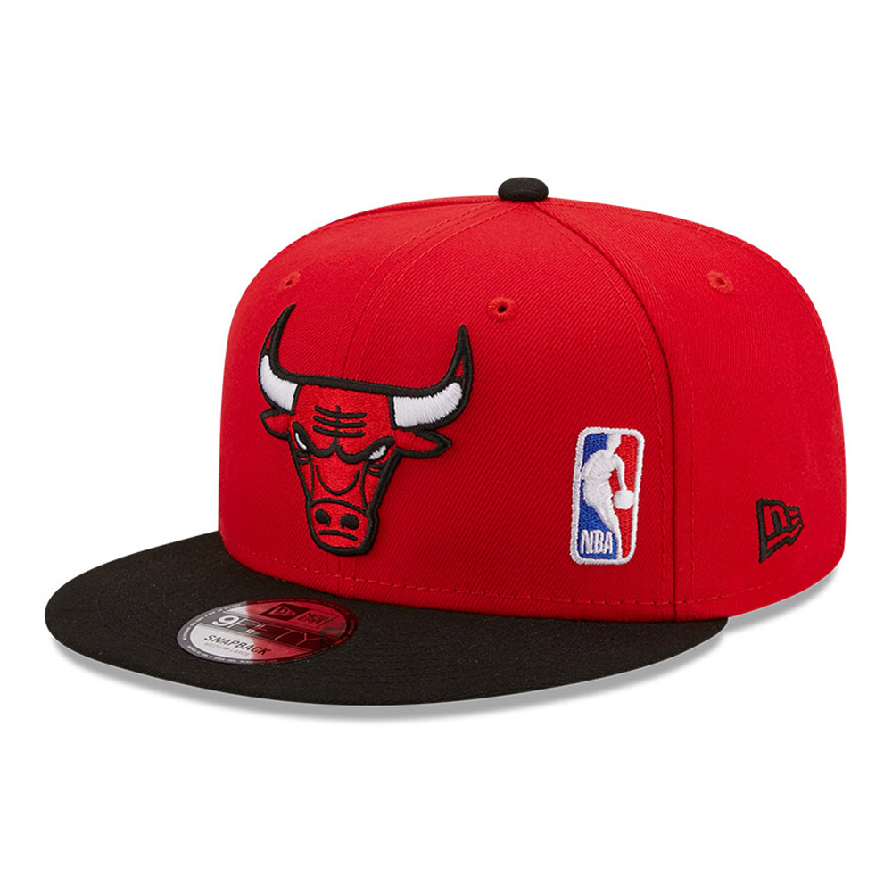 Official New Era Chicago Bulls NBA Team Arch Black 9FIFTY Snap Cap ...
