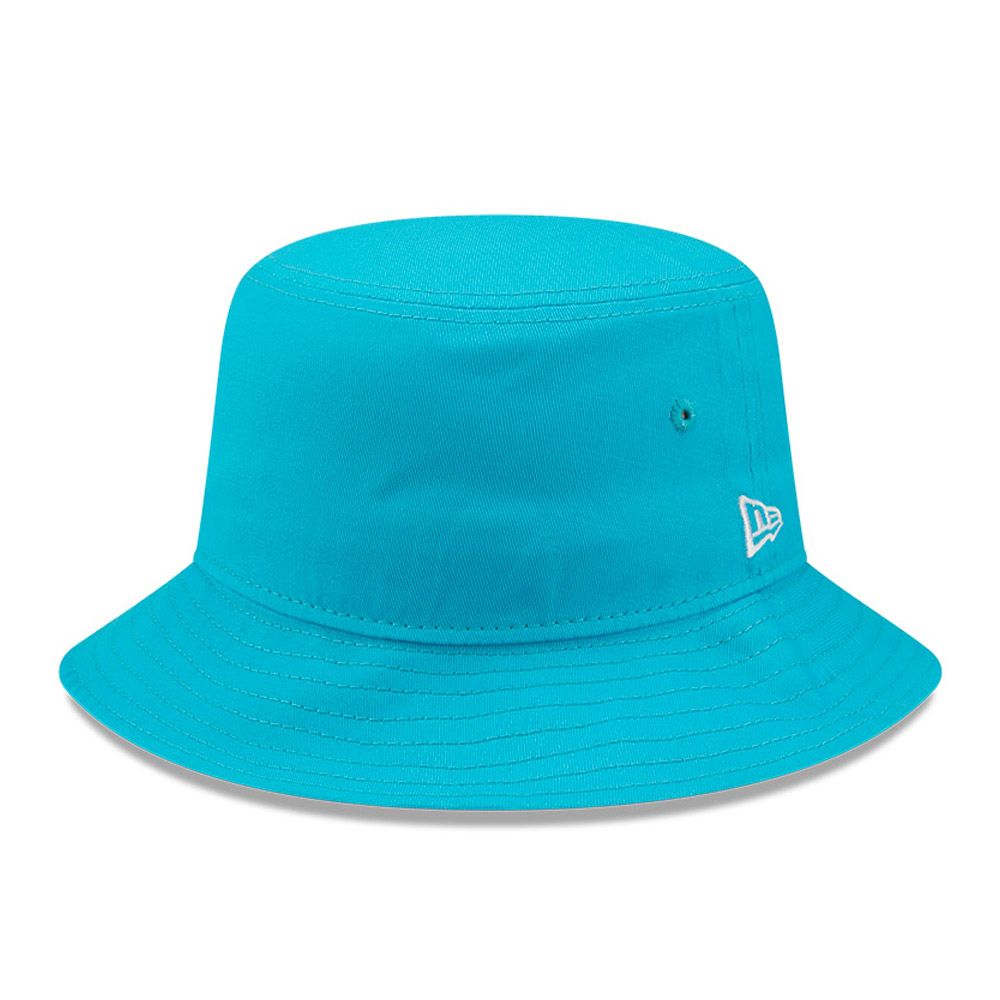 Official New Era Essential Tapered Turquoise Blue Bucket Hat B5565_471 ...