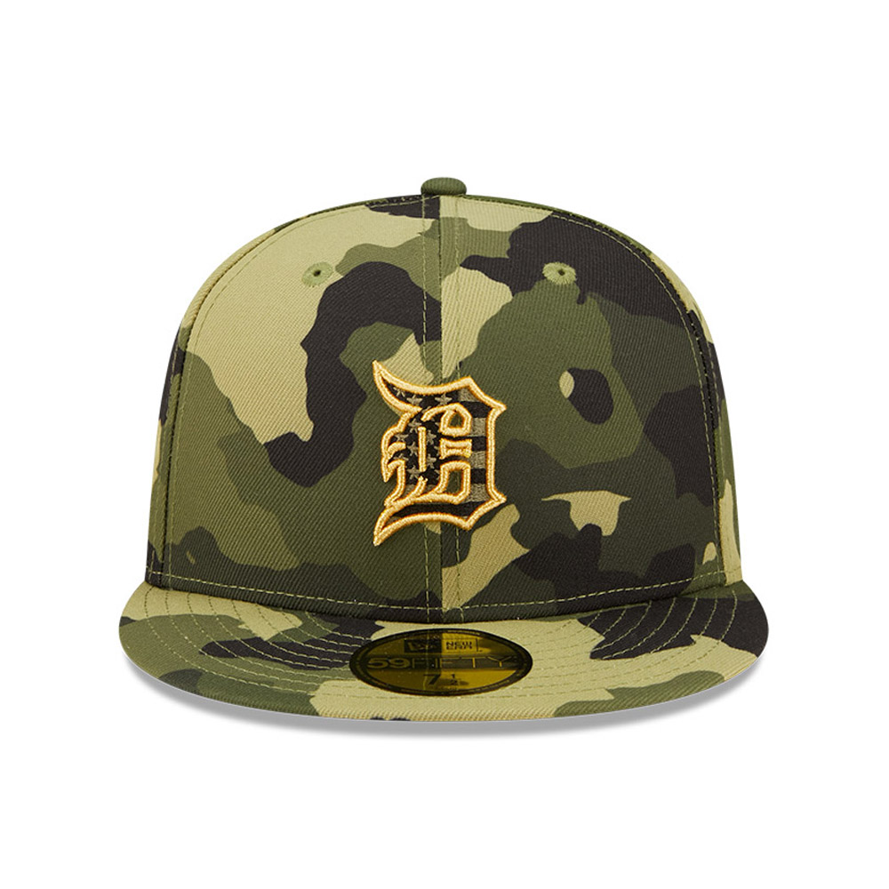 Official New Era Detroit Tigers MLB Armed Forces Day Camo 59FIFTY ...
