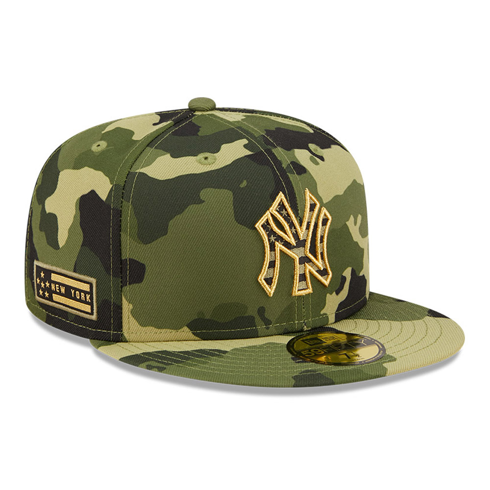 Official New Era New York Yankees MLB Armed Forces Day Camo 59FIFTY ...