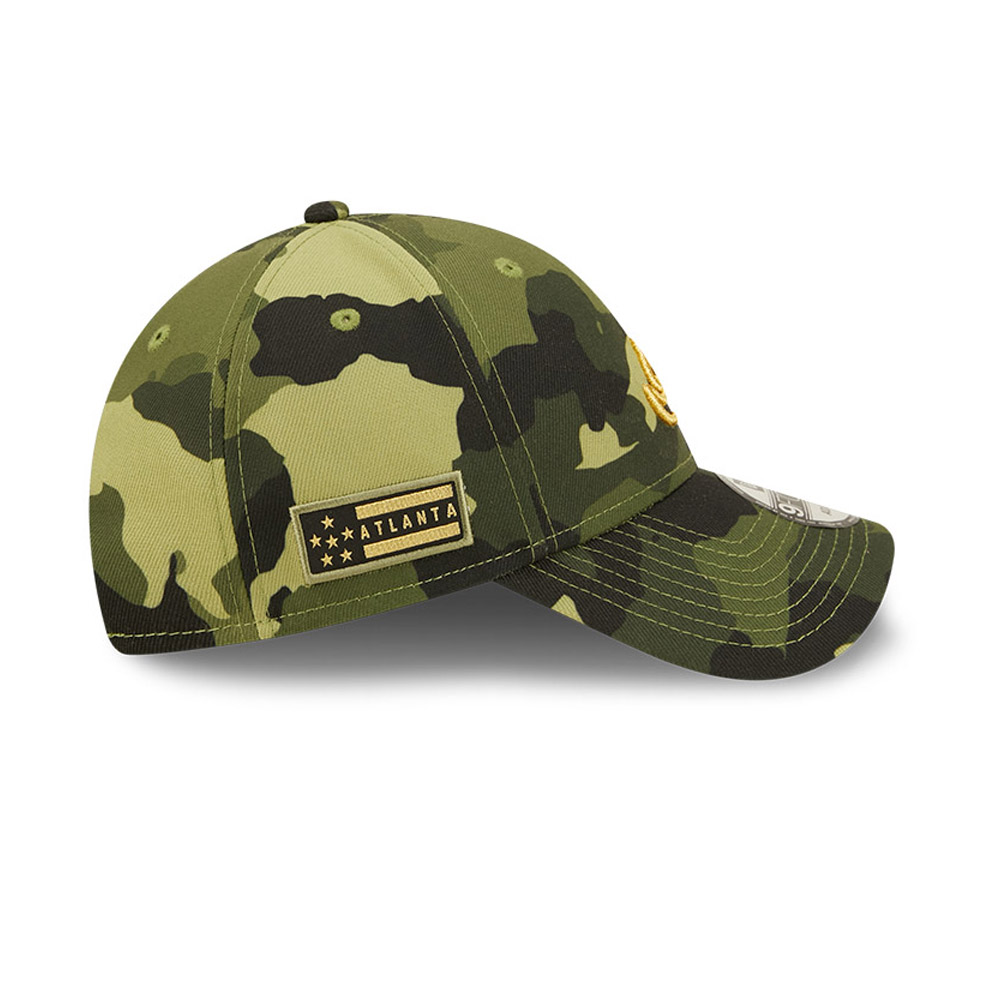 Official New Era Atlanta Braves MLB Armed Forces Day Camo 9FORTY ...