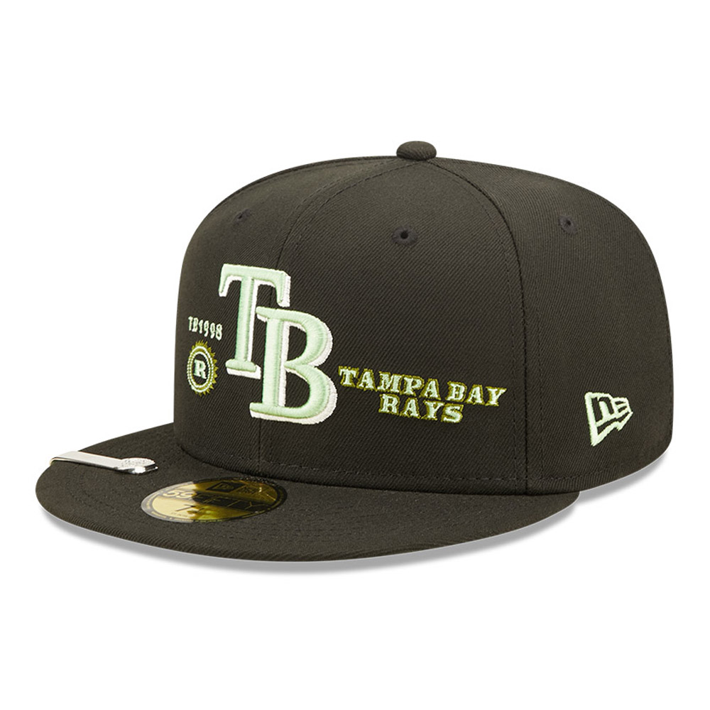 Official New Era Tampa Bay Rays MLB Money Black 59FIFTY Fitted Cap ...