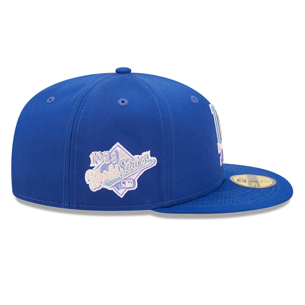 LA Dodgers MLB Nightbreak Team Blue 59FIFTY Fitted Cap