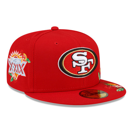San Francisco 49ers NFL Blooming Red 59FIFTY Fitted Cap