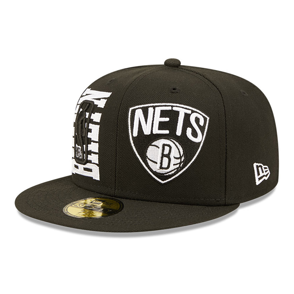 Official New Era Brooklyn Nets NBA Draft 2022 Black 59FIFTY Fitted Cap ...