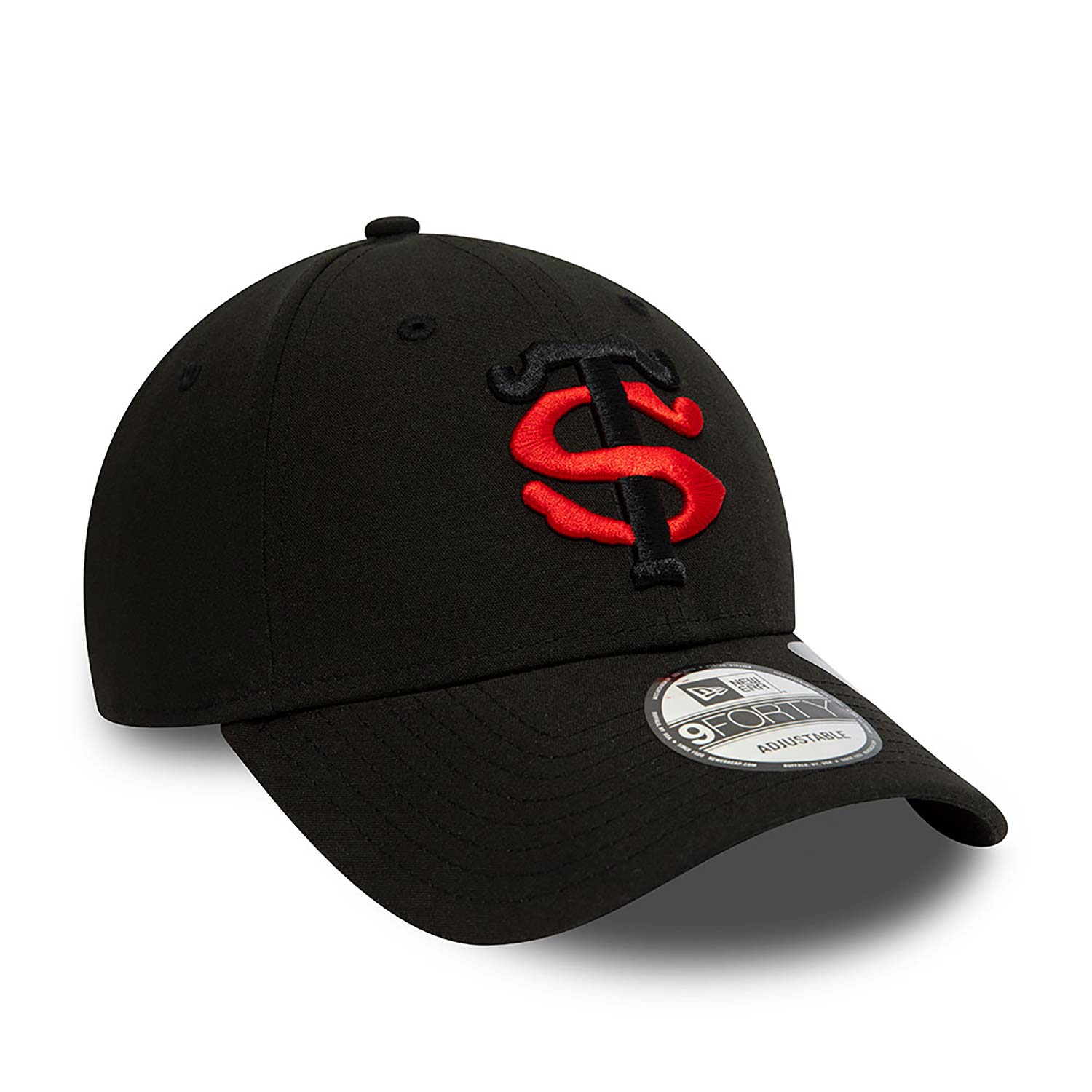 Stade Toulousain Team Logo Repreve Black 9FORTY Adjustable Cap