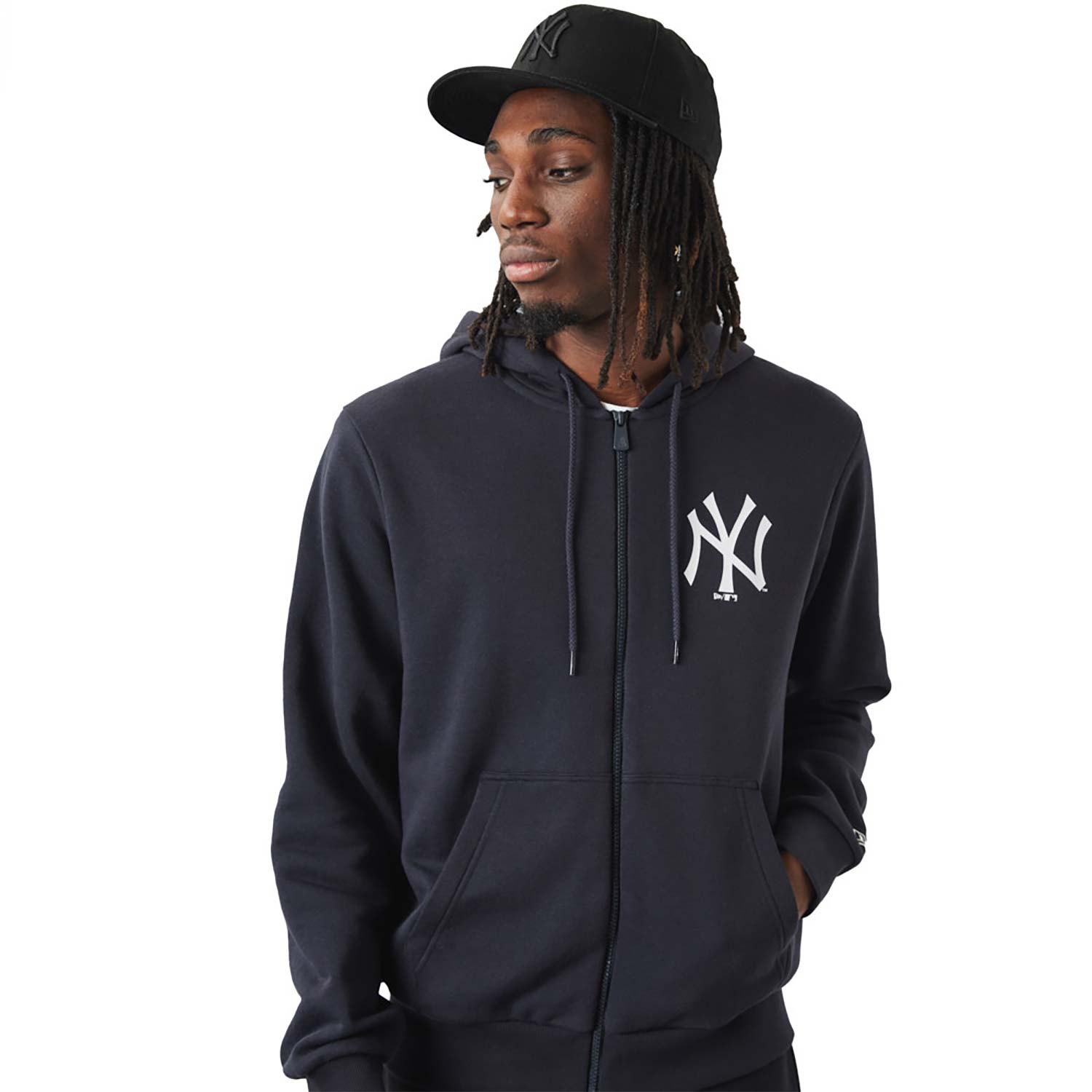 Áo hoodie MLB Monogram Hoodie Wadding Overfit Hoodie New York Yankees  3AHDM021450PKD