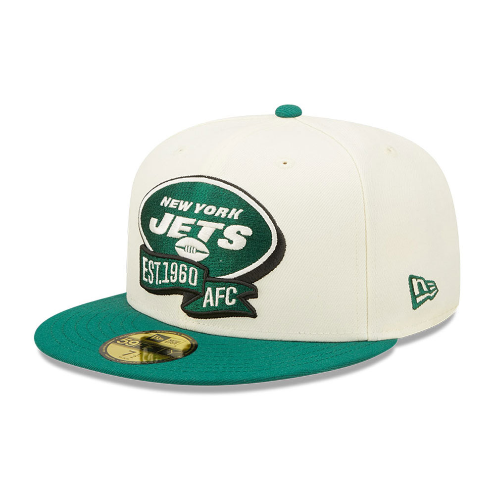 New Era 59Fifty Men's New York Jets Grey/Green Fitted Cap