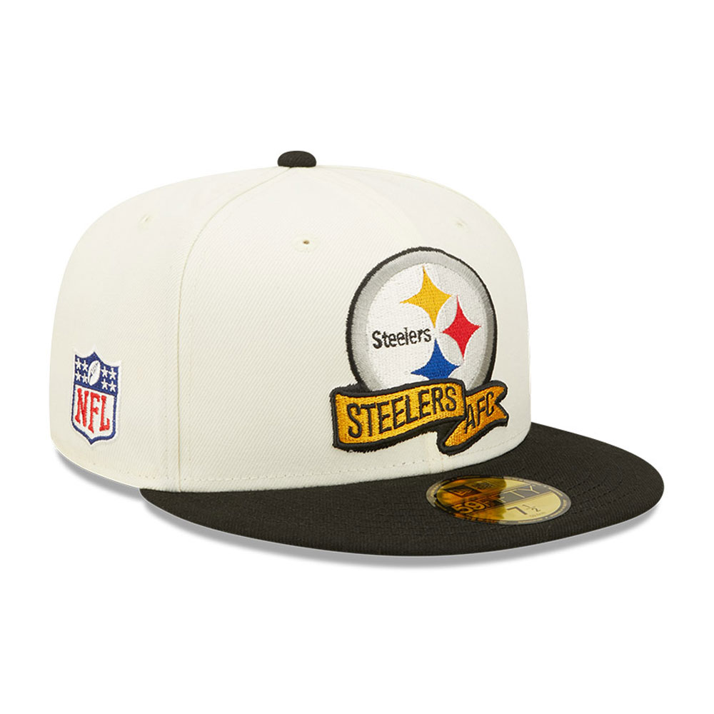 Pittsburgh Steelers NFL Sideline 2022 White 59FIFTY Fitted Cap