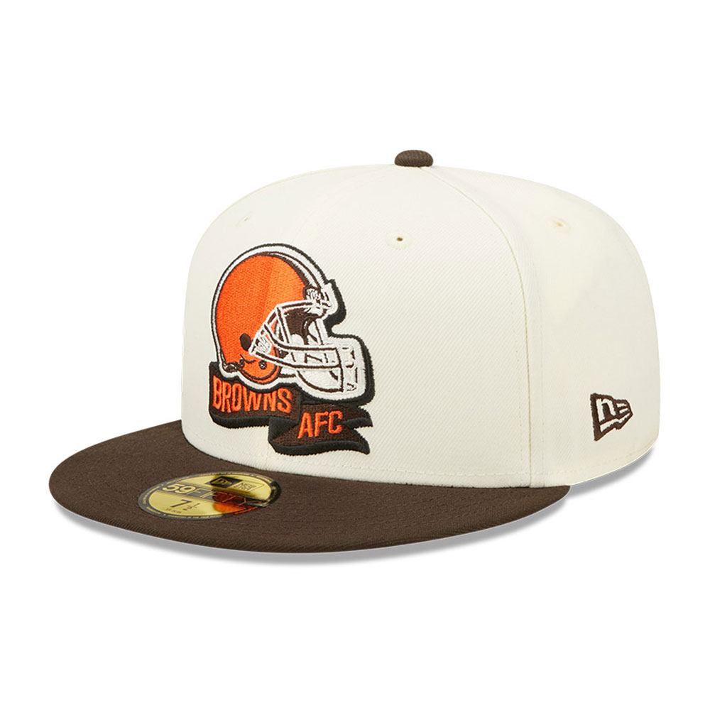 Cleveland Browns NFL Sideline 2022 White 59FIFTY Fitted Cap