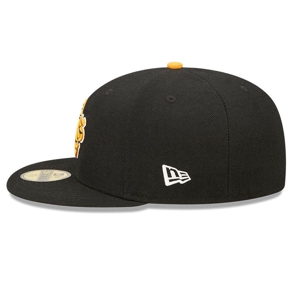 Oakland Athletics Tiger Fill Black 59FIFTY Fitted Cap