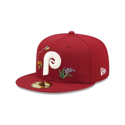 Men's Philadelphia Phillies New Era Scarlet Low Profile 59FIFTY Fitted Hat