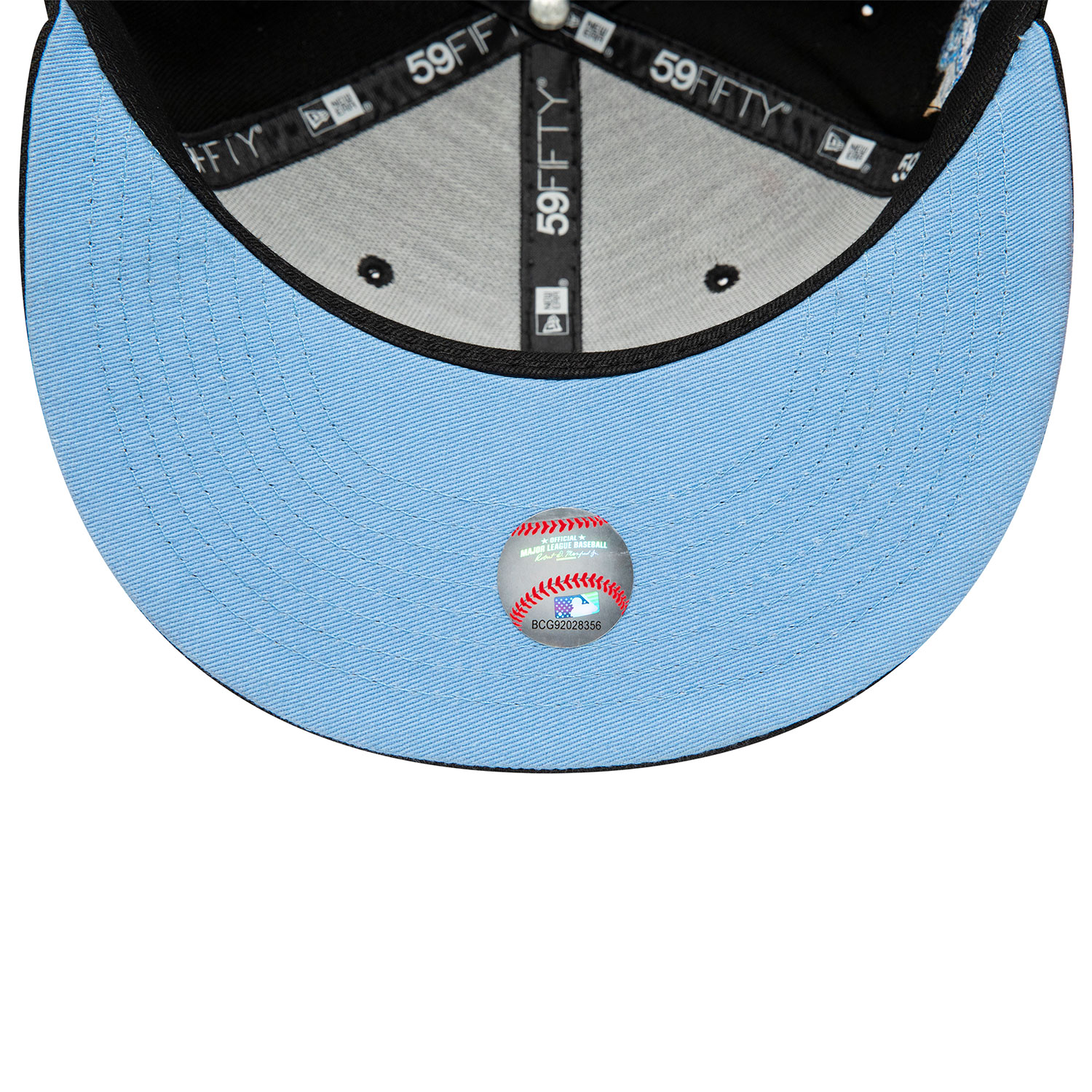 Official New Era Florida Marlins MLB Side Patch Bloom Black 59FIFTY ...