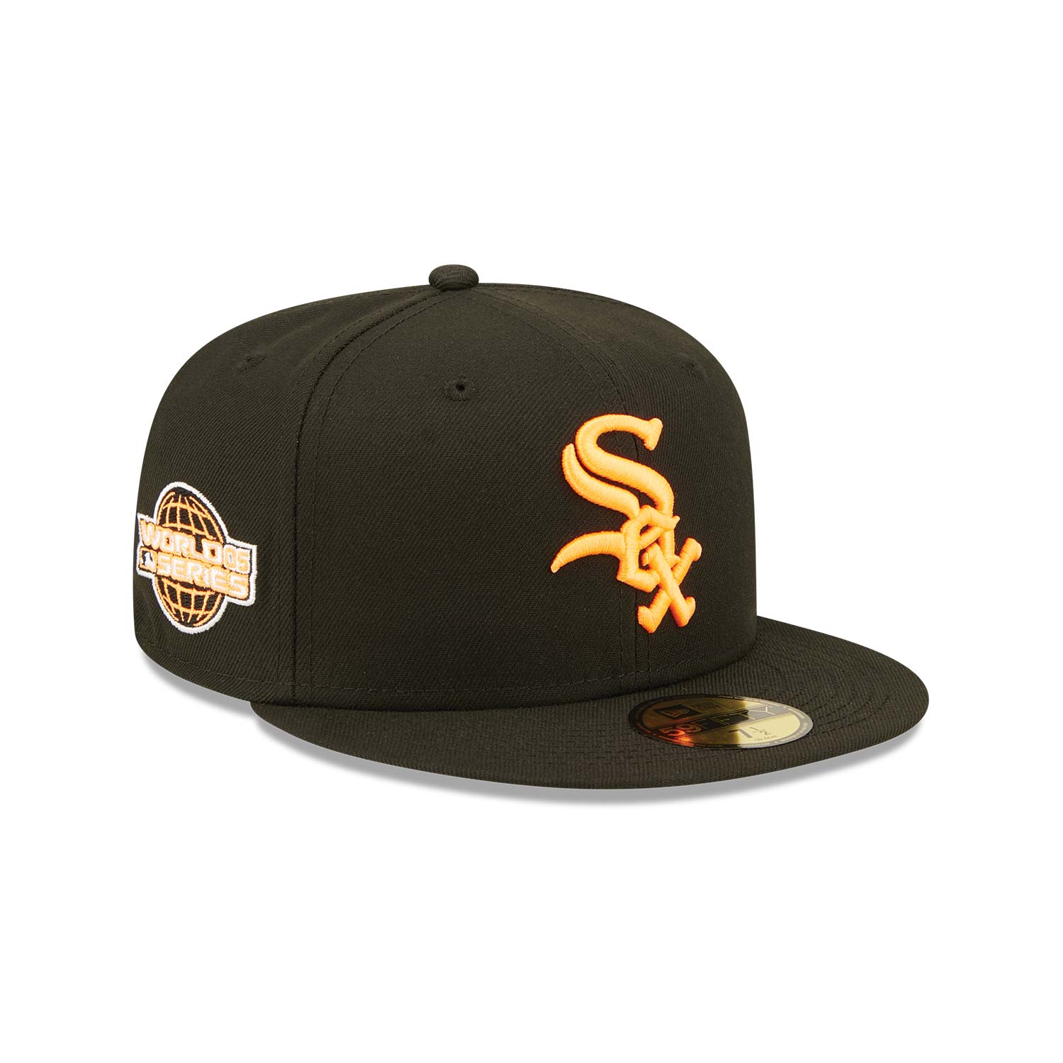 Chicago White Sox Summer Pop Black 59FIFTY Fitted Cap