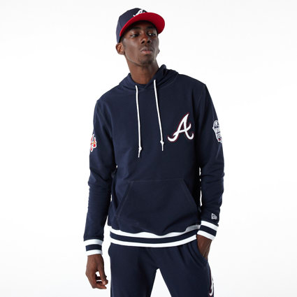 Atlanta Braves MLB Baseball American Flag Youth Sweatshirt