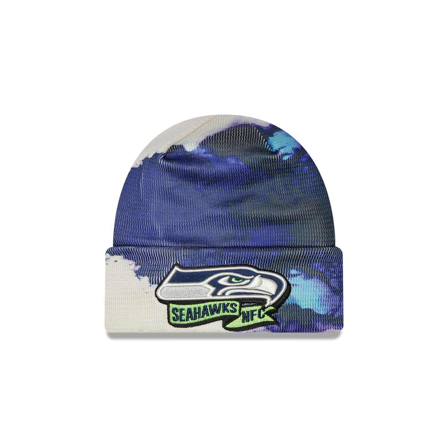Seattle Seahawks NFL Sideline Oceanside Blue Beanie Hat