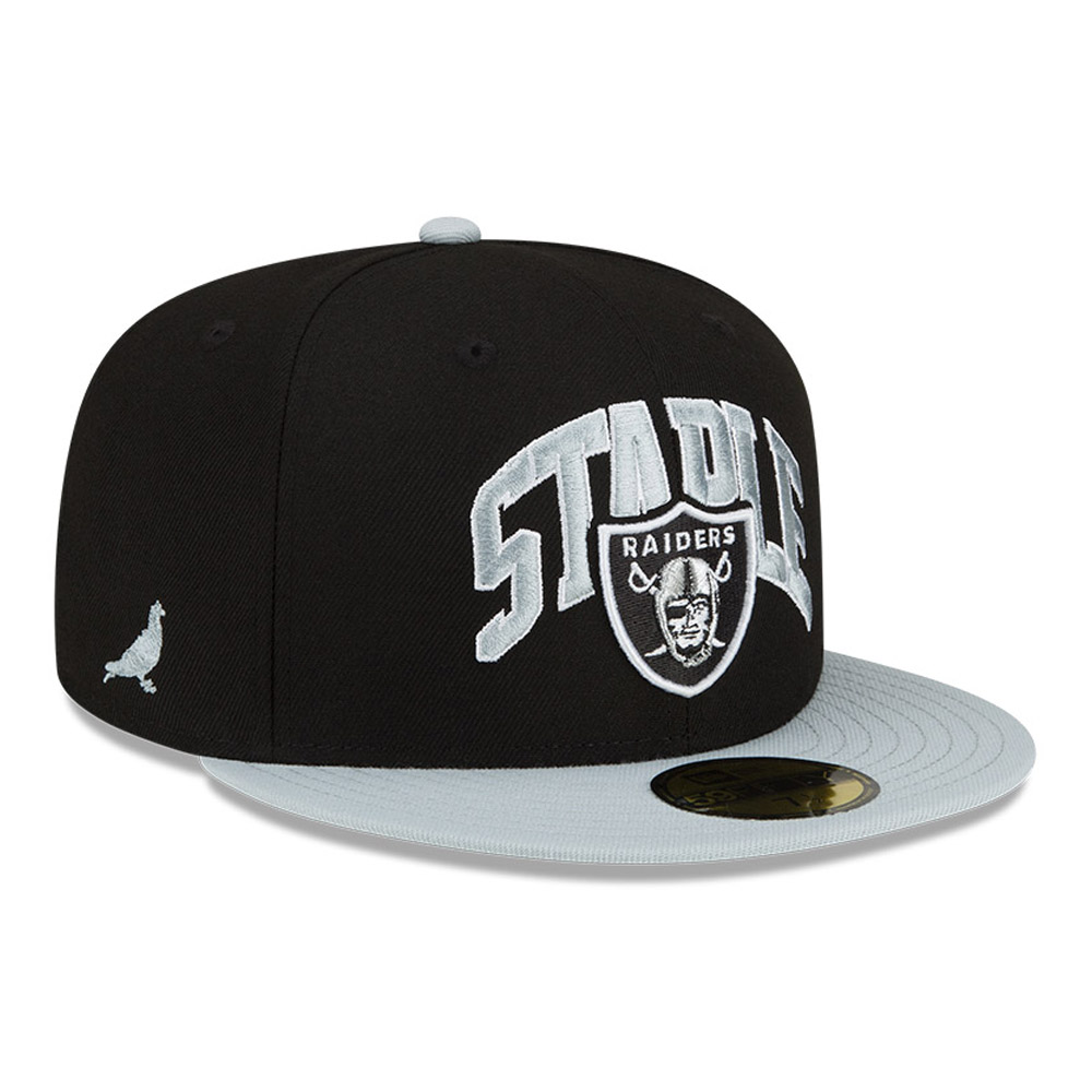 Official New Era Las Vegas Raiders NFL x Staple Black 59FIFTY Fitted ...
