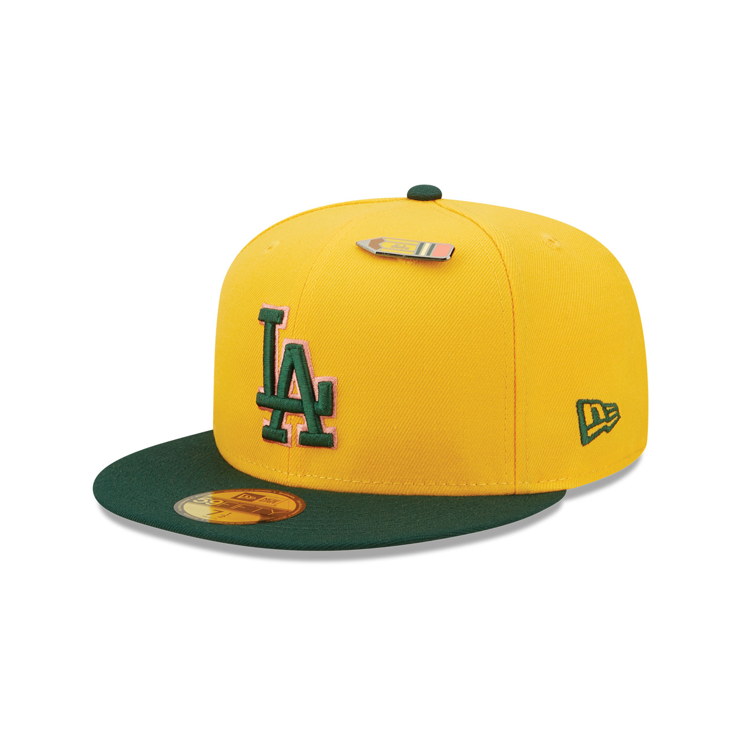 Official New Era LA Dodgers MLB Back to School Yellow 59FIFTY Fitted