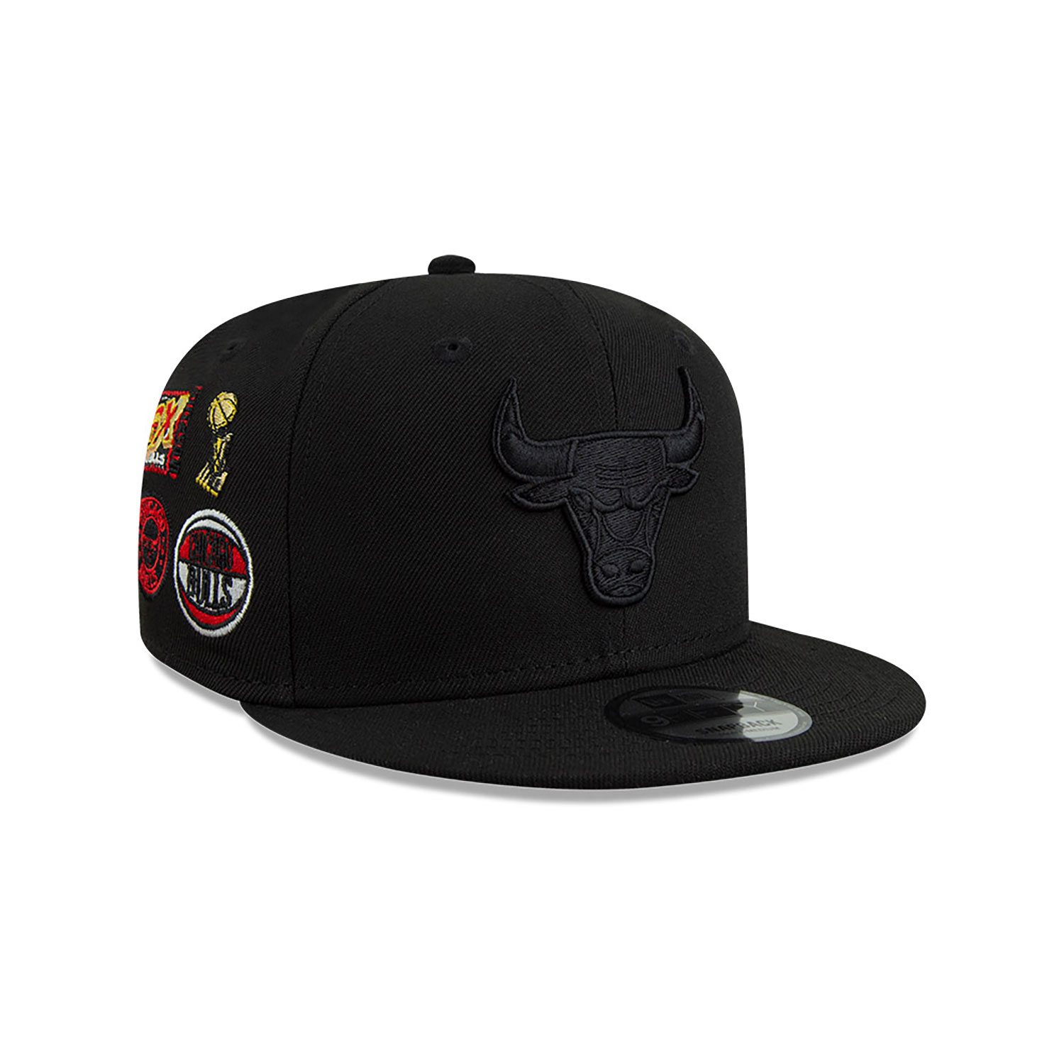 Official New Era League Champions Chicago Bulls Black 9FIFTY Cap B7876 ...