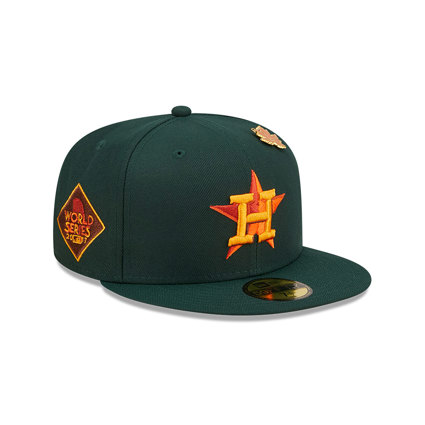 New Era Houston Astros Fall Collection 2017 World Series Capsule Hats Exclusive 59FIFTY Fitted Hat Orange/Yellow