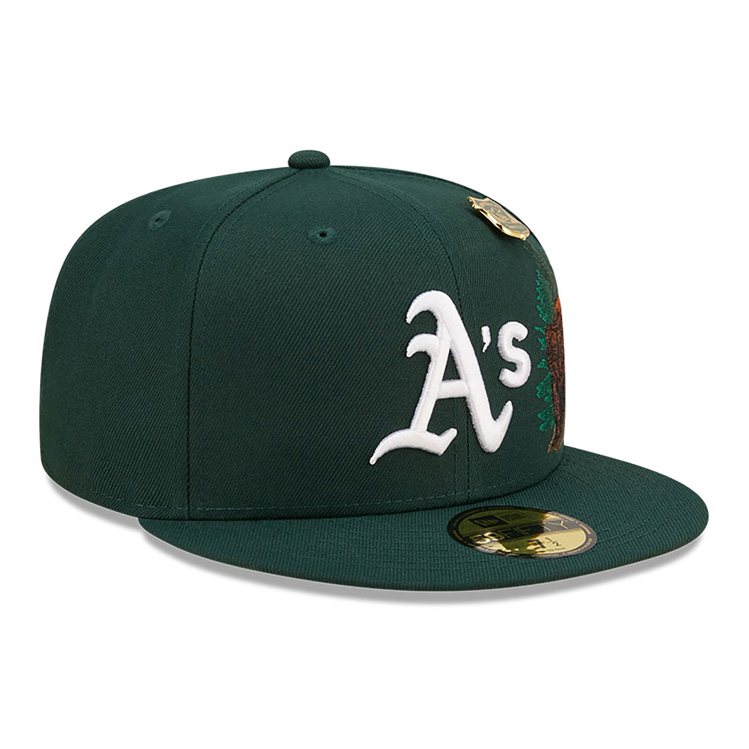 Official New Era Oakland Athletics MLB State Park Dark Green 59FIFTY ...