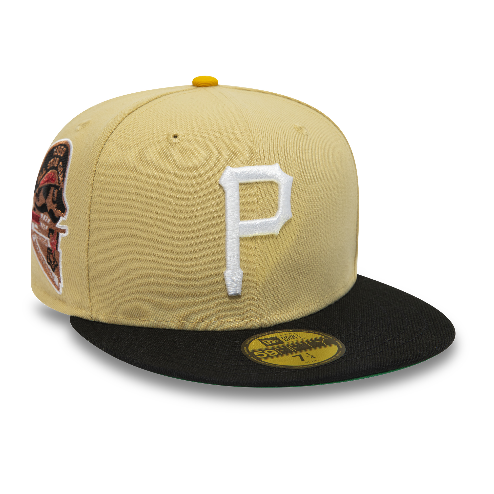 Official New Era Pittsburgh Pirates MLB Vegas Gold 59FIFTY Fitted Cap ...