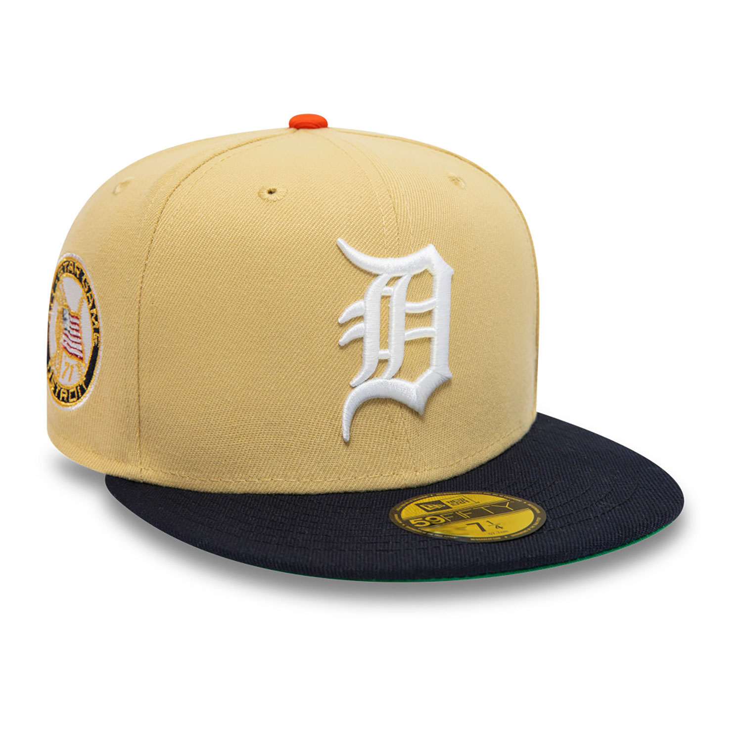 Detroit Tigers All Star Game Vegas Gold 59FIFTY Fitted Cap