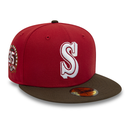 New Era Seattle Mariners 35th Anniversary Vegas Two Tone Edition 59Fifty  Fitted Hat, EXCLUSIVE HATS, CAPS