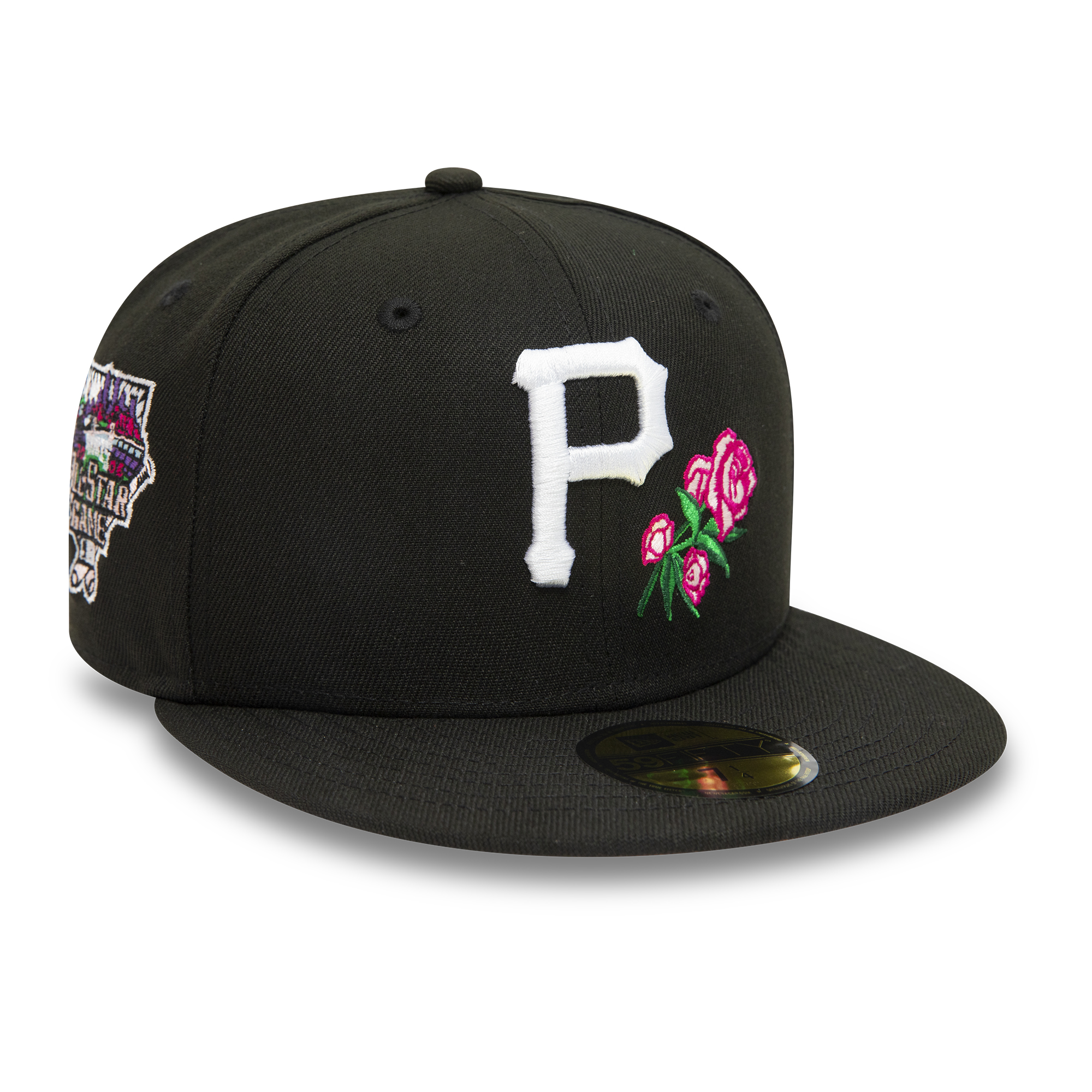 Official New Era Pittsburgh Pirates MLB Black 59FIFTY Fitted Cap B8219