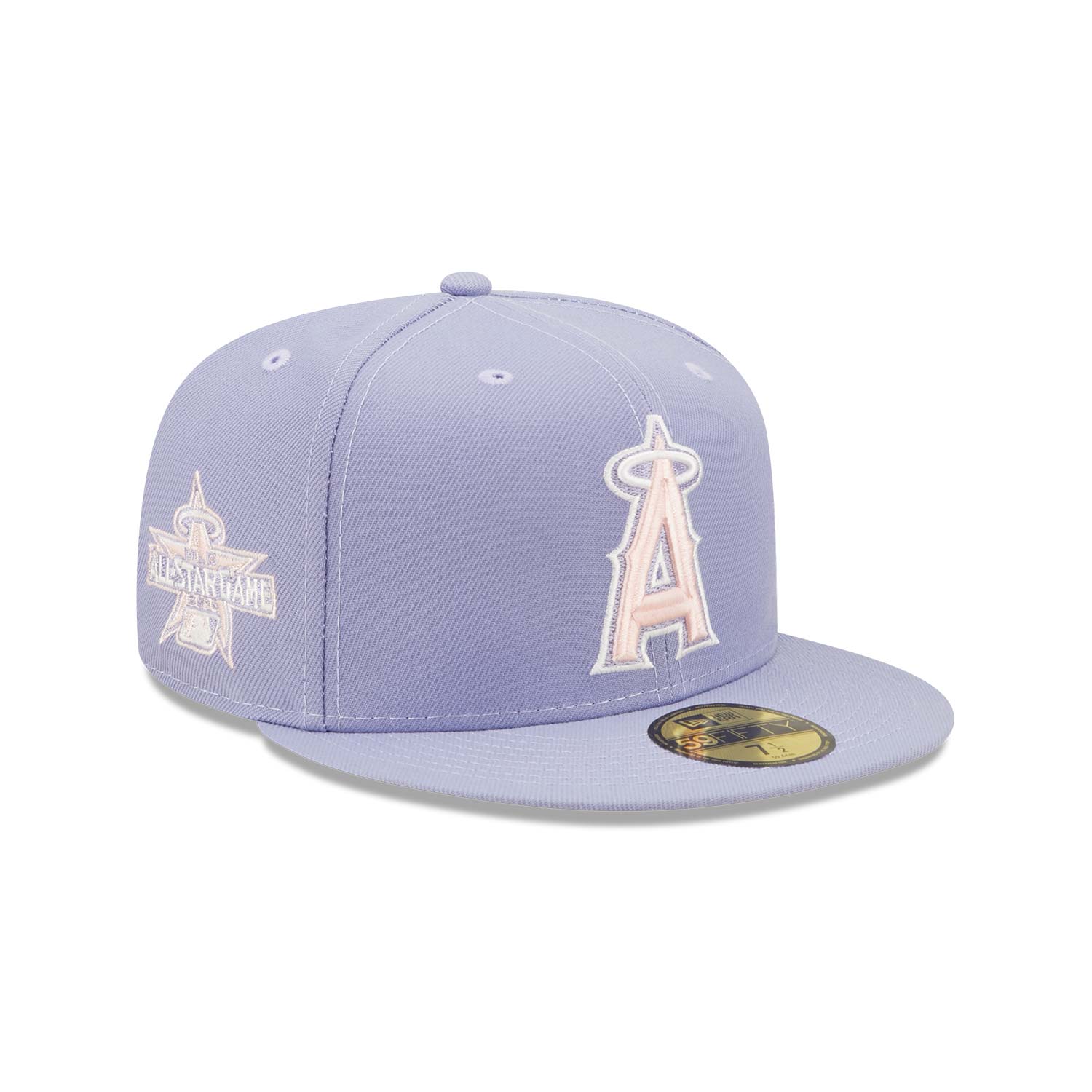 Men's New Era Purple Los Angeles Dodgers Lavender Undervisor 59FIFTY Fitted Hat