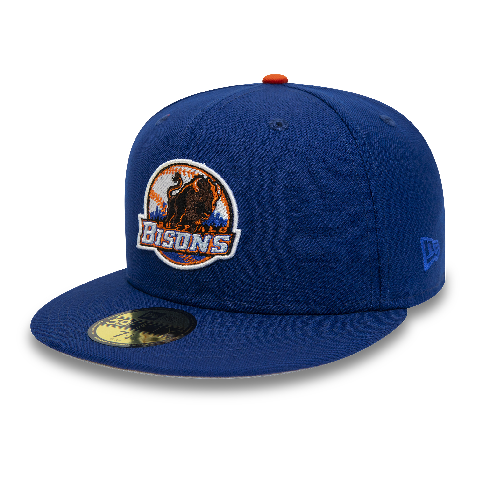 Official New Era Buffalo Bisons MiLB Light Royal Blue 59FIFTY Fitted ...