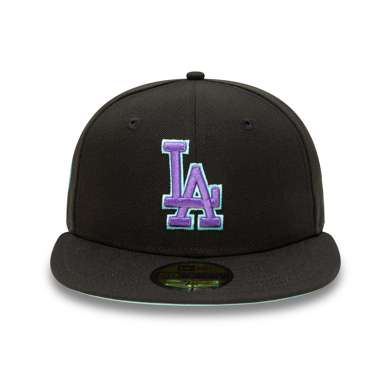 LA Dodgers Black and Blue Tint 59FIFTY Fitted Cap 59FIFTY