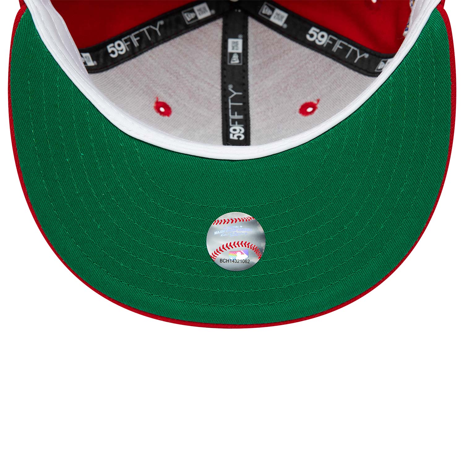 Men's New York Yankees New Era Red White Logo 59FIFTY Fitted Hat