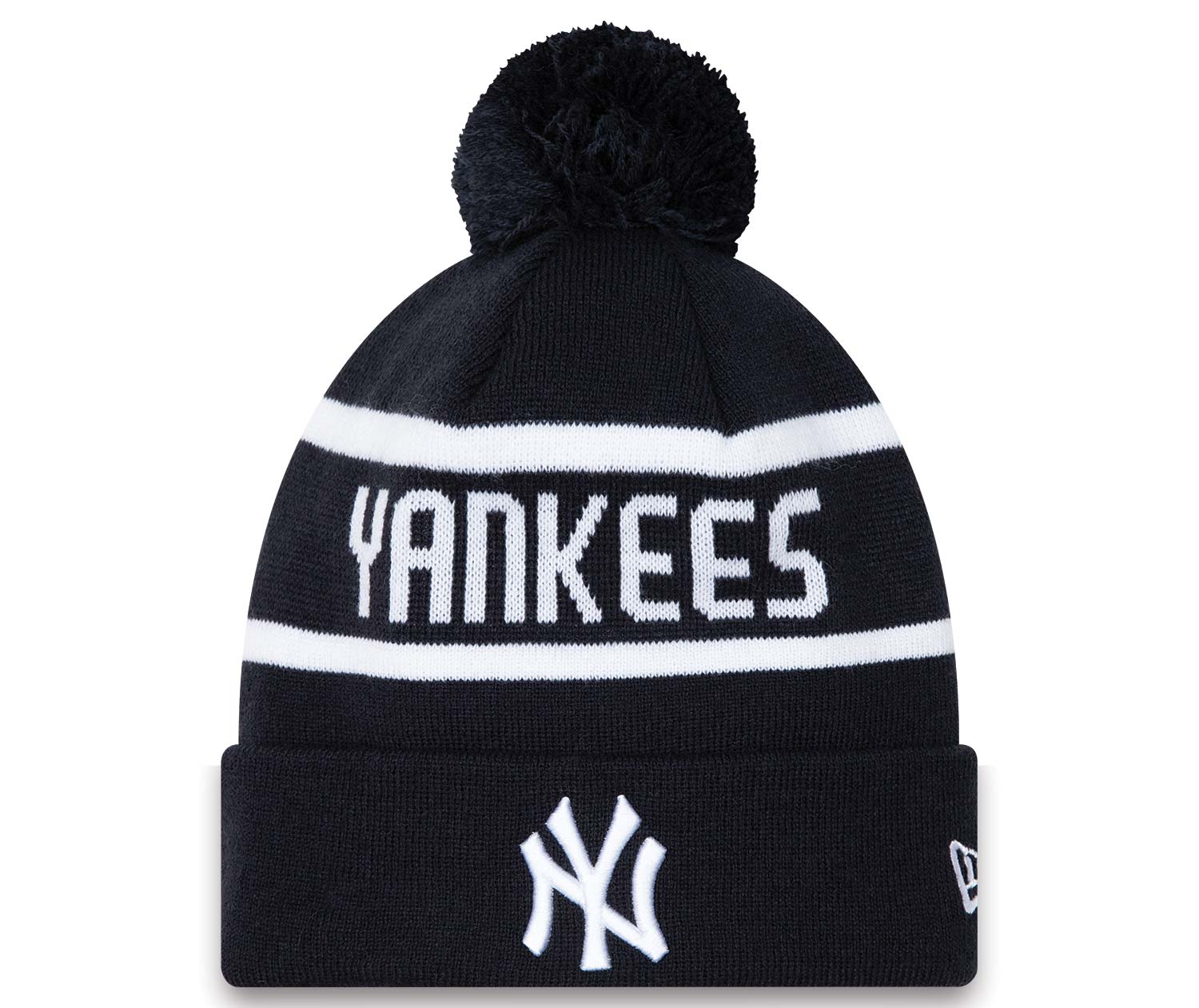 New York Yankees Jake Cuff Navy Beanie Hat