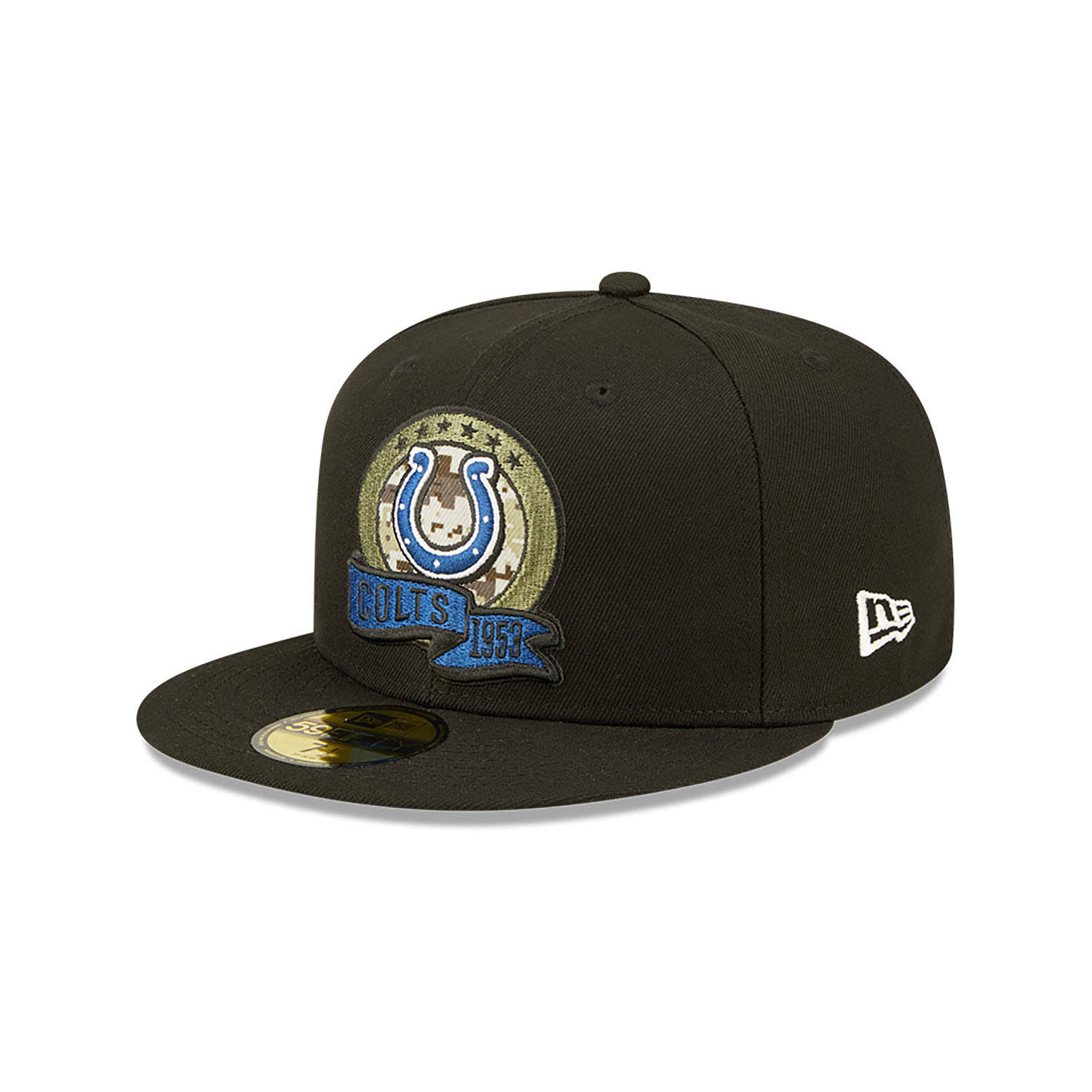 Indianapolis Colts NFL Salute to Service Black 59FIFTY Fitted Cap