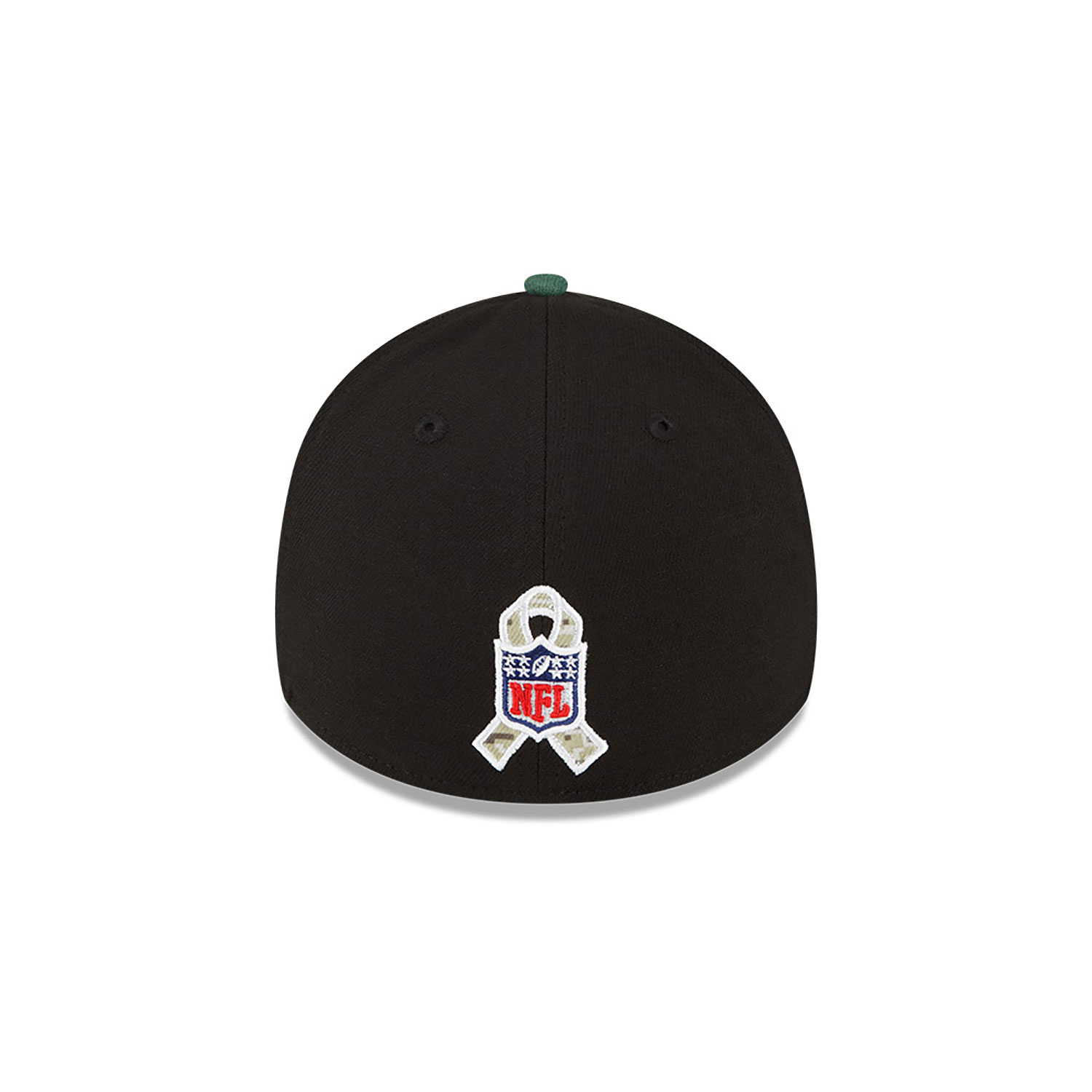 Green Bay Packers NFL Salute to Service Black 39THIRTY Stretch Fit Cap