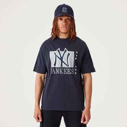 Official New Era MLB Team Wordmark New York Yankees Navy Oversized