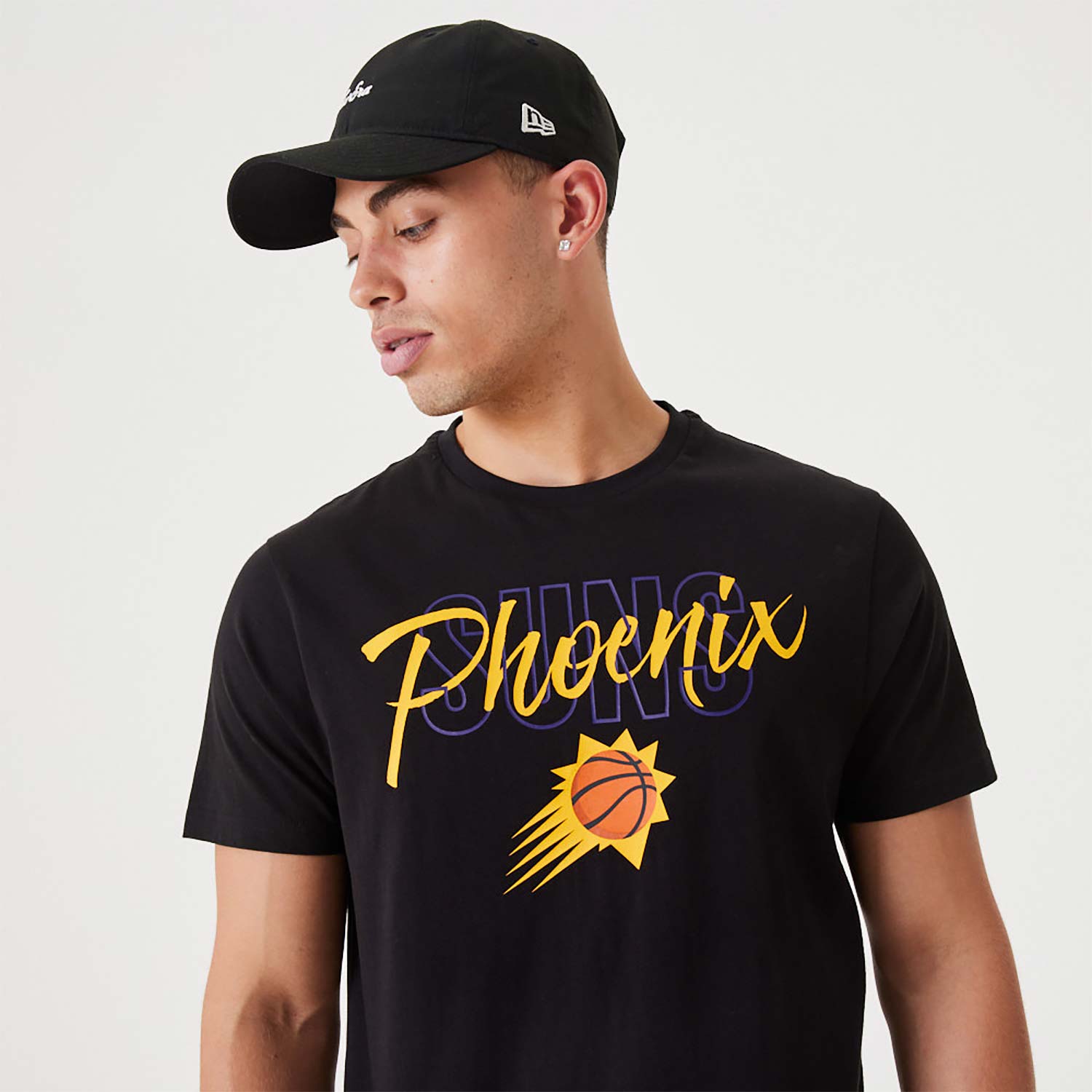 Phoenix Suns NBA Script Black T-Shirt