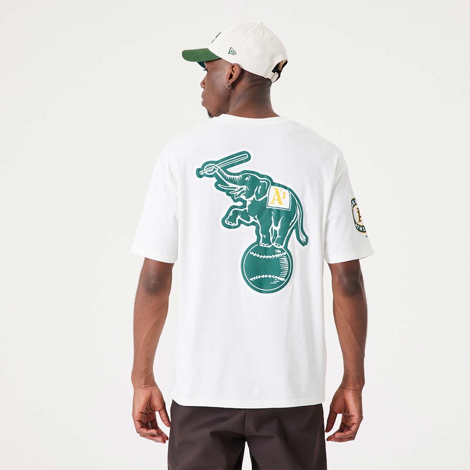 Off-White X MBL Oakland Athletics logo-print T-shirt - Farfetch
