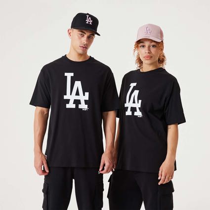 LA Dodgers MLB League Essential Black Oversized T-Shirt