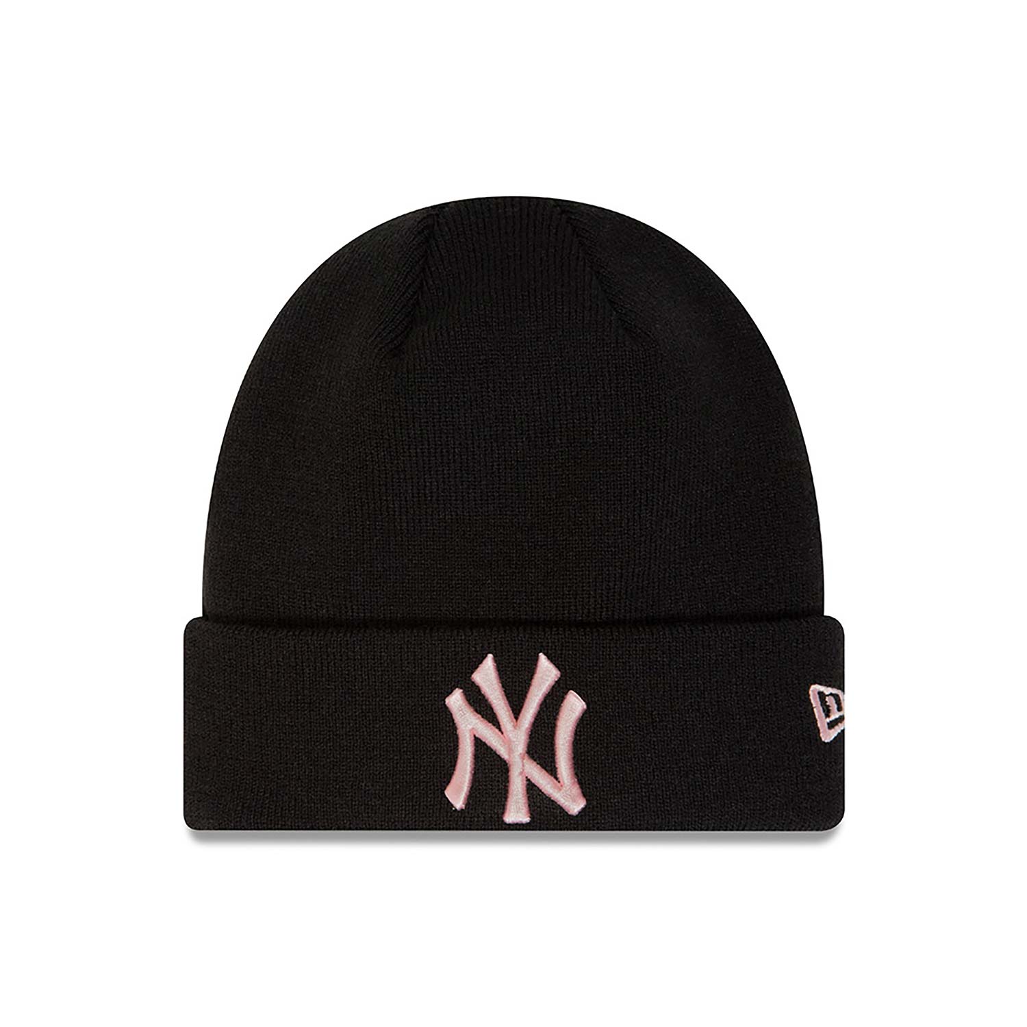 New York Yankees Essential Black Cuff Knit Beanie Hat
