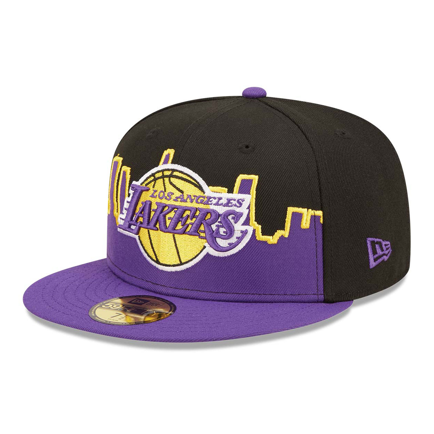 LA Lakers NBA Tip Off 2022 Black 59FIFTY Fitted Cap