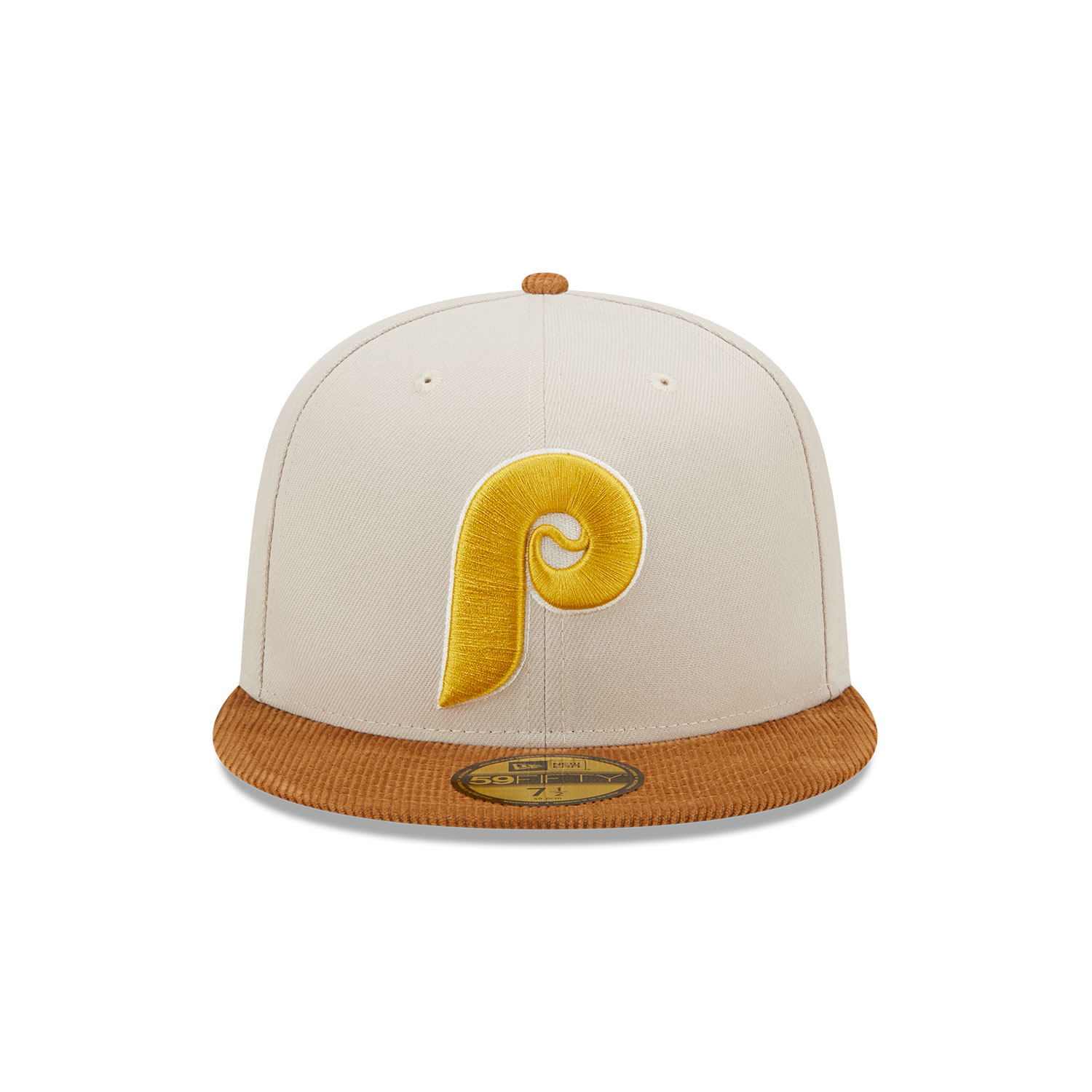 Philadelphia Phillies Cord Visor Stone 59FIFTY Fitted Cap
