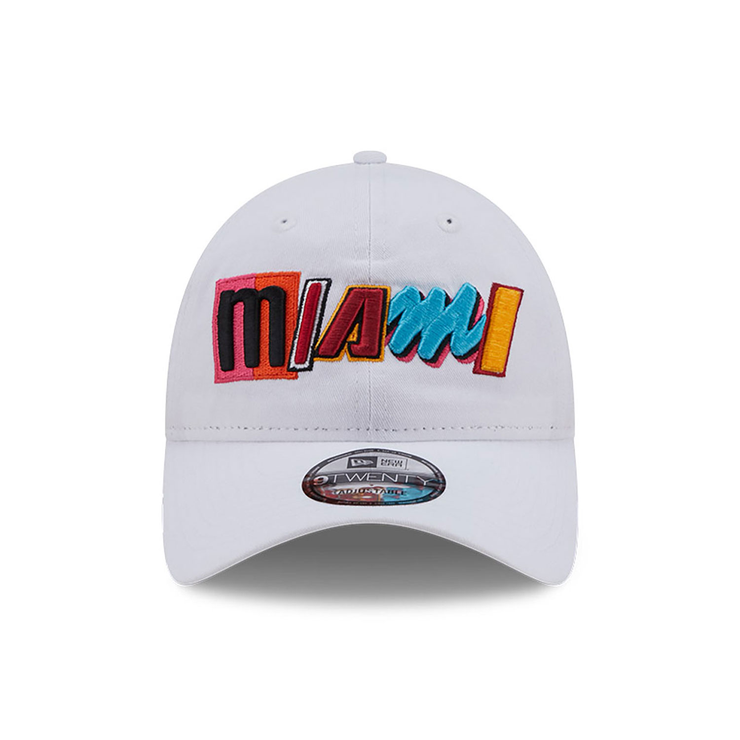 Miami Heat Authentics City Edition White 9TWENTY Adjustable Cap