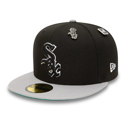  New Era 59Fifty Hat MLB Basic Chicago Cubs Black/White