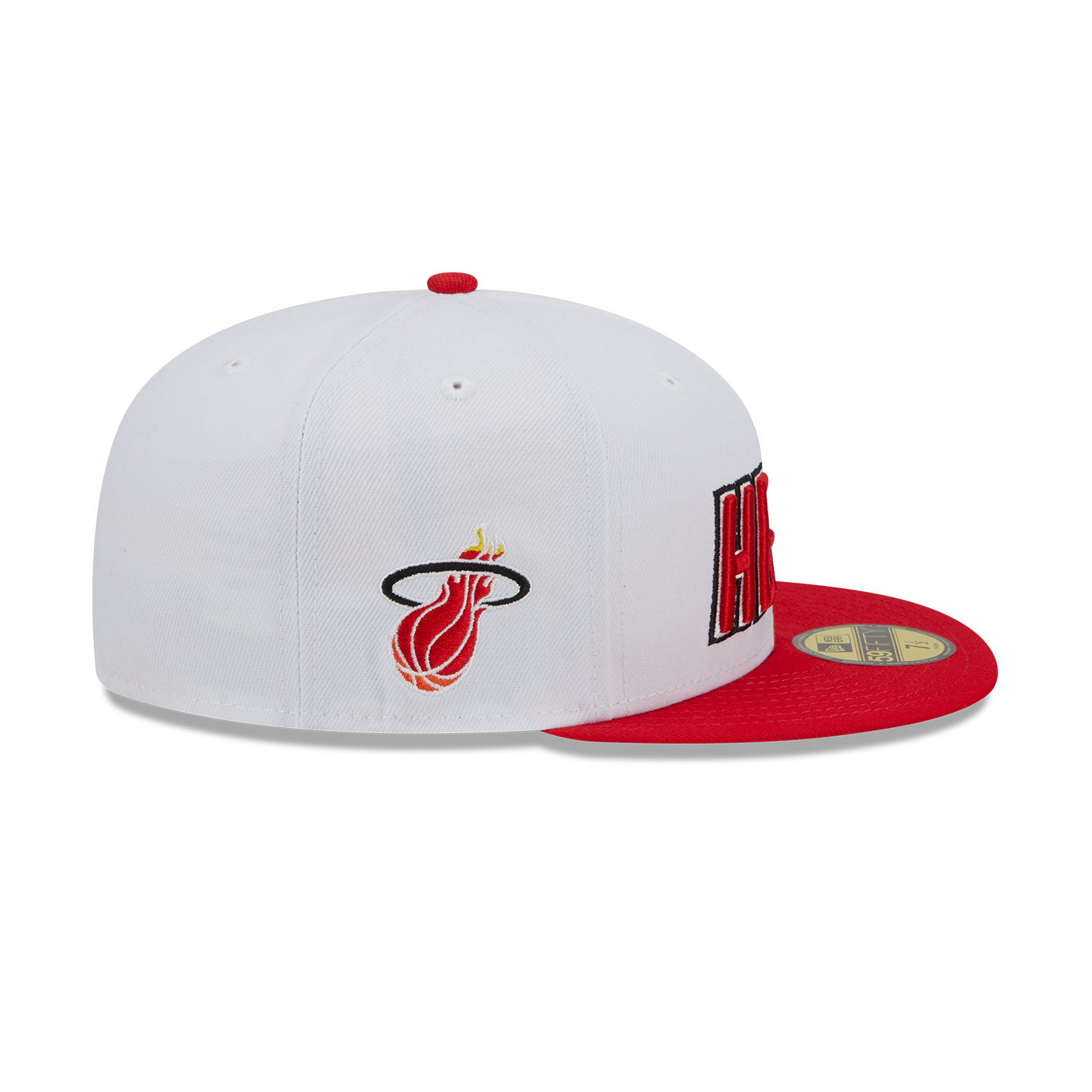 Miami Heat NBA Classic White 59FIFTY Fitted Cap