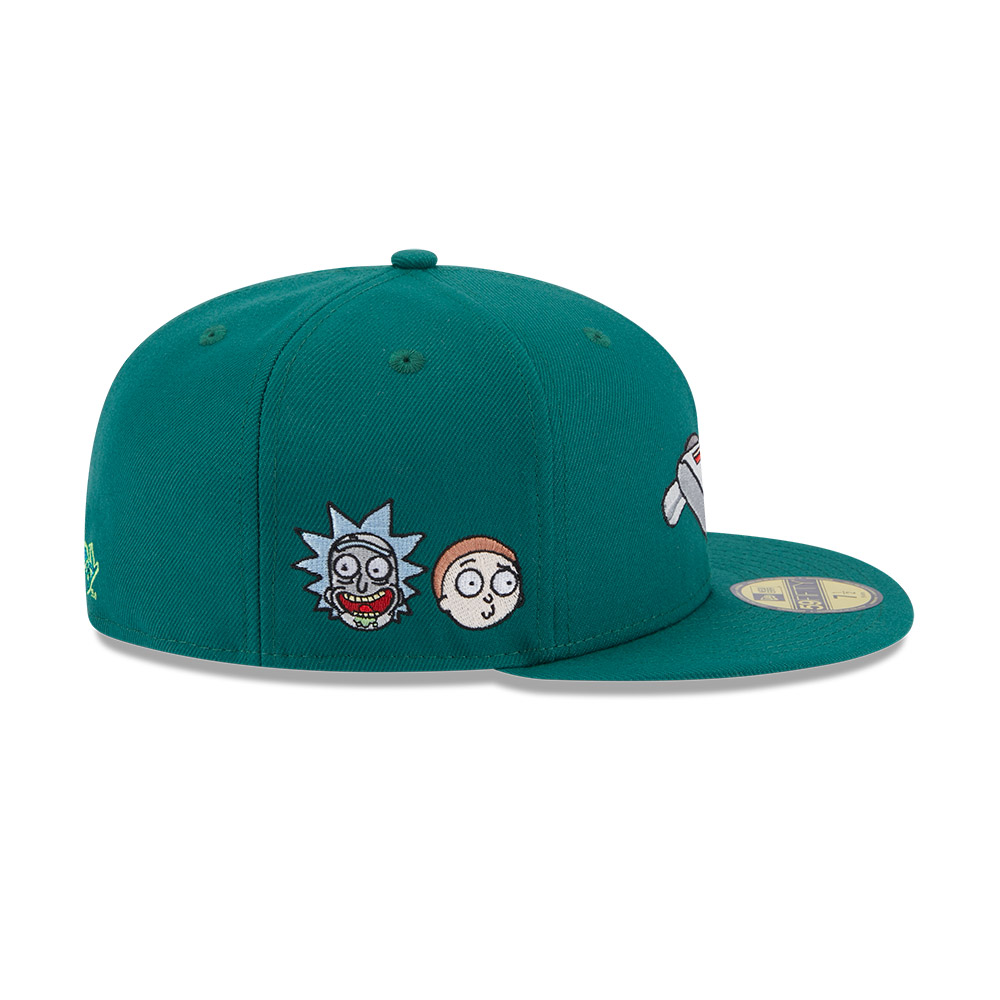 Rick And Morty Portal Gun Green 59FIFTY Fitted Cap