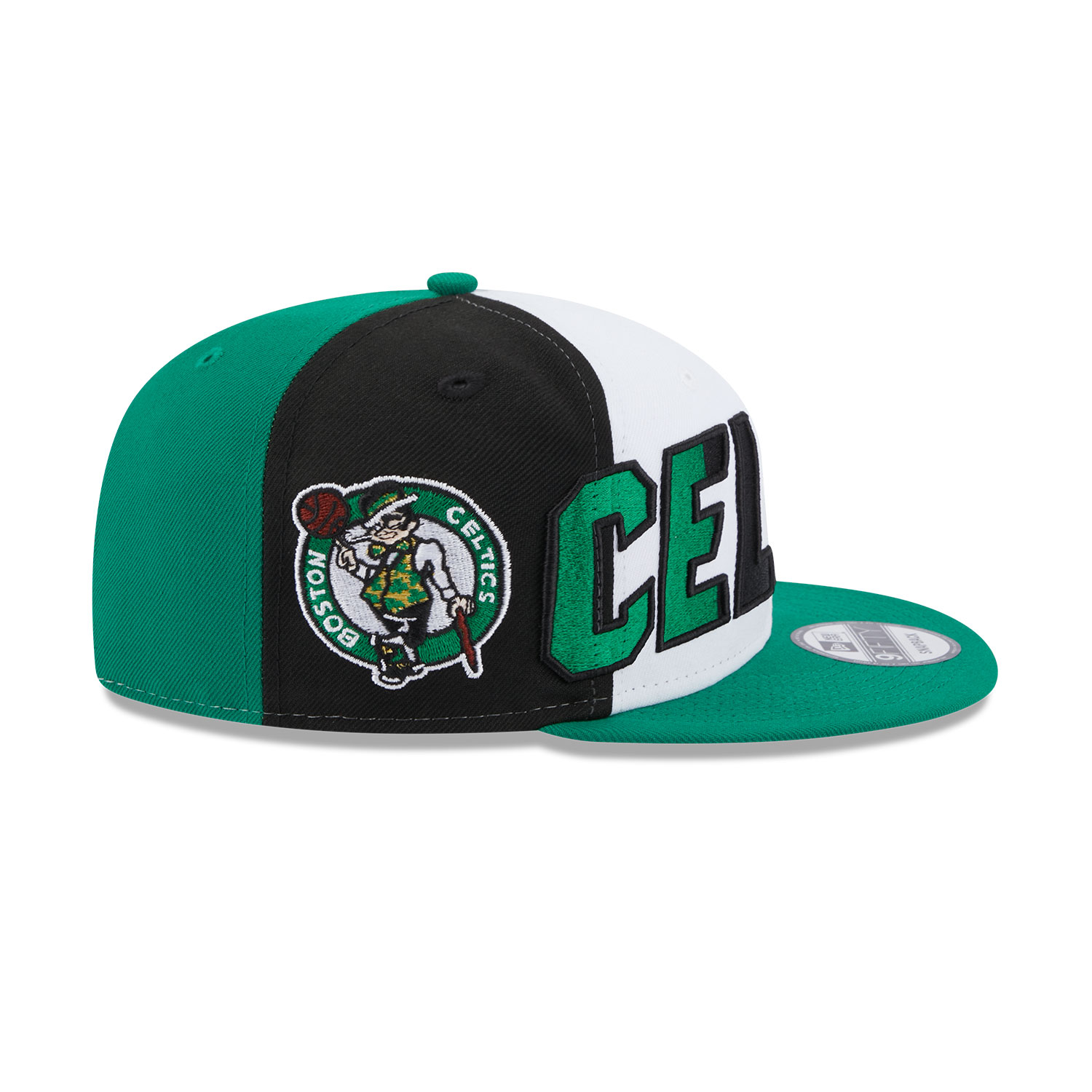 Boston Celtics NBA Back Half Green 9FIFTY Snapback Cap